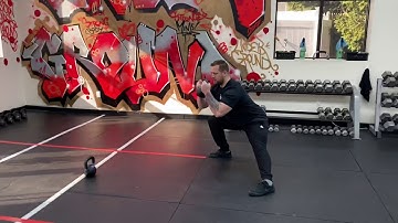 Goblet Kettlebell Alternating Lateral Lunges