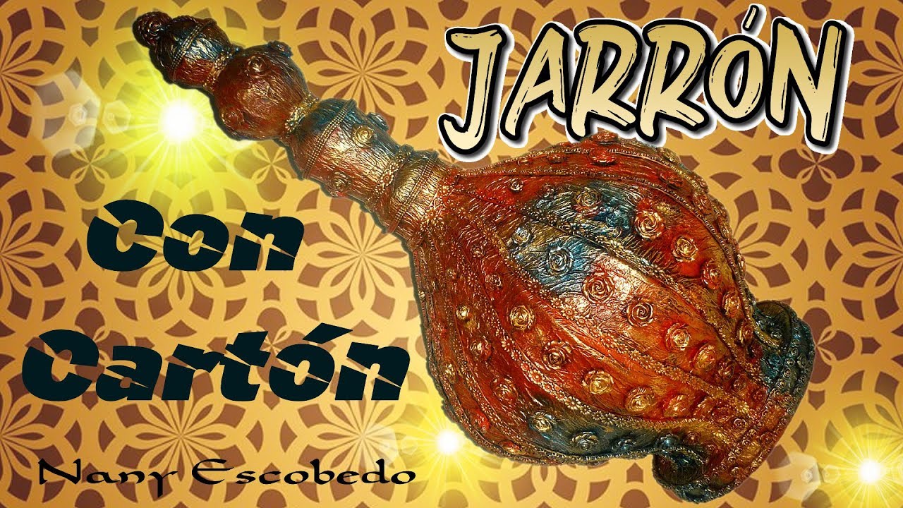 JARRÓN CON CARTÓN