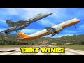 Flight Simulator X: PILOTS vs. 100 KNOT CROSSWINDS (Multiplayer Chaos)