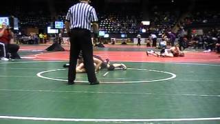 Ohio Junior High School State Wrestling Tournament 2012 120 Pounds Round 1