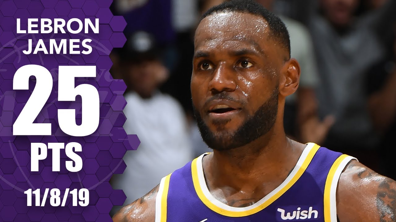 Lebron James Paces The Lakers With 25 Points Vs Former Heat Team 2019 20 Nba Highlight Youtube