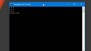 Noughts and crosses CMD Batch game