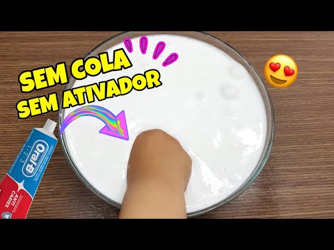 Vídeo: Como Fazer Um Slime Sem Cola E Tetraborato