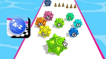 AZ Run -2048 ABC Runner ||Gameplay (iOS & Android) Part 24