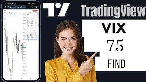 How To Find VIX 75 On TradingView | Find Volatility 75 Index On TradingView