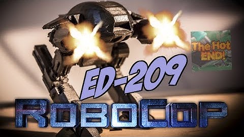 Robocop ED-209 ENFORCEMENT DROID in CARBON FIBRE ((( TIME LAPSE )))