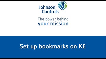 Set up bookmarks on the Knowledge Exchange