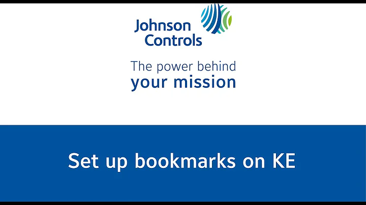 Set up bookmarks on the Knowledge Exchange