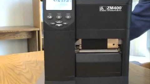 Zebra ZM400 Barcode Printer Factory Defaults
