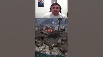 First encounter with magmasaur - ARK: Survival Evolved shorts - Fjordur