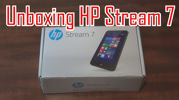 [HD] $99 HP Stream 7 Tablet Unboxing