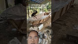 Making fiber glass boat#boat