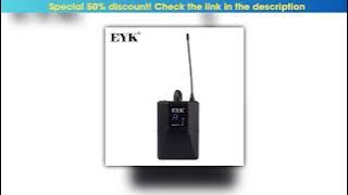 Get Bodypack Receiver for EYK IEM81 IEM82 Professional UHF Wireless Stage Monitoring System with In