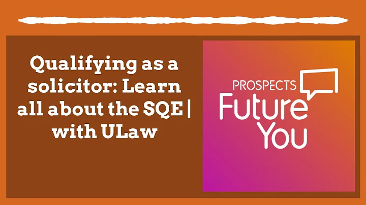 Qualifying as a solicitor: Learn all about the SQE | with ULaw
