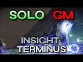 Solo Grandmaster Nightfall "Insight Terminus" (Platinum Rank, Season of the Splicer)