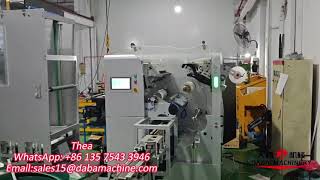DABA 2 color Flexo Printing Unit And Rotary Die Cutter & Glueless AutoTurret Rewinder#label