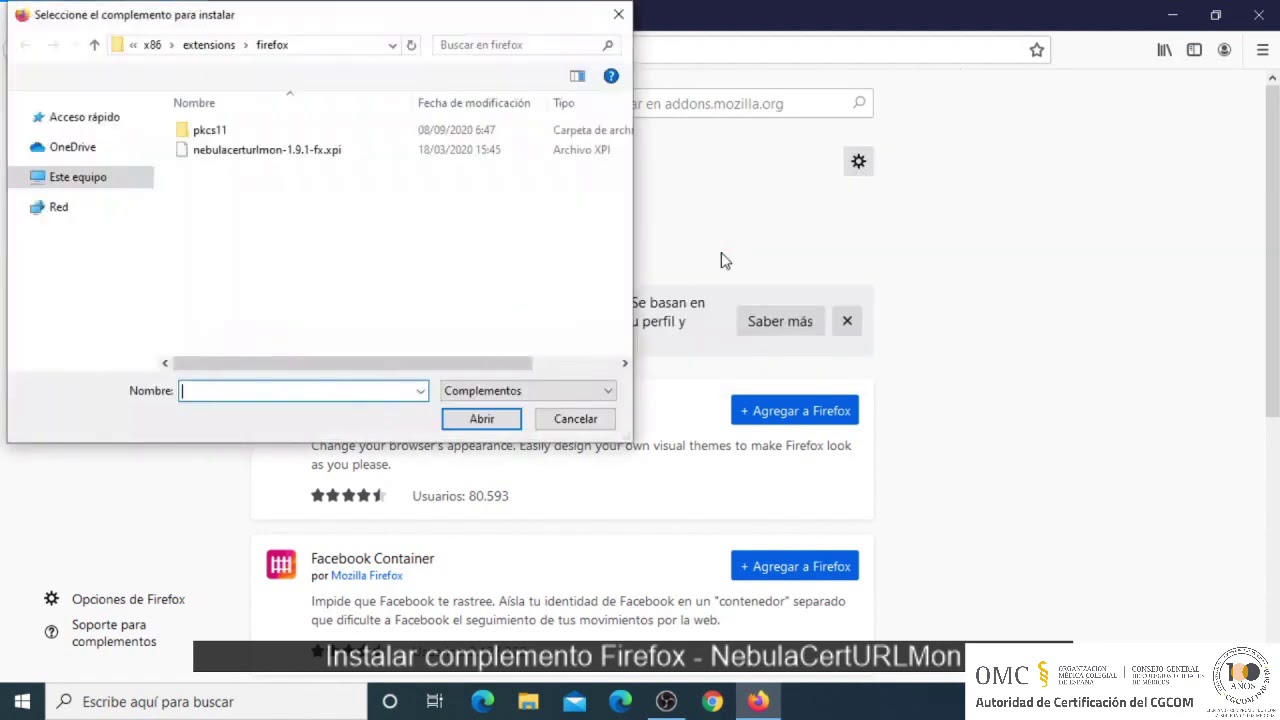 Instalar complemento Firefox - YouTube
