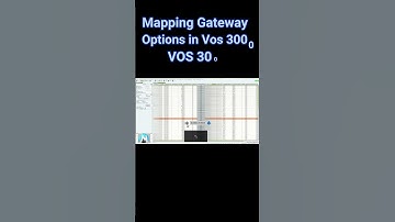 Step 25: Mapping Gateway Options in Vos 3000
