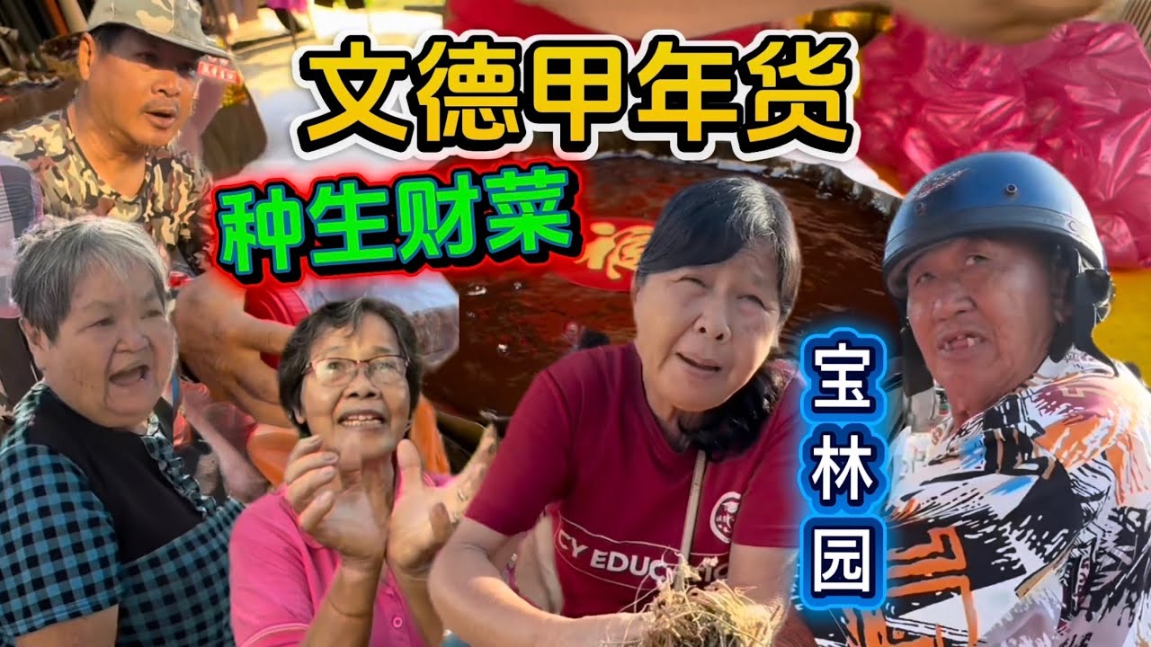 迎接马年的早市场，Pasar Pagi，文德甲，彭亨，年糕15块，生财菜15块，海鱼10块一只，PO PO 草，两块菜，摩托猪肠粉，泰国炸花生一天到文德甲