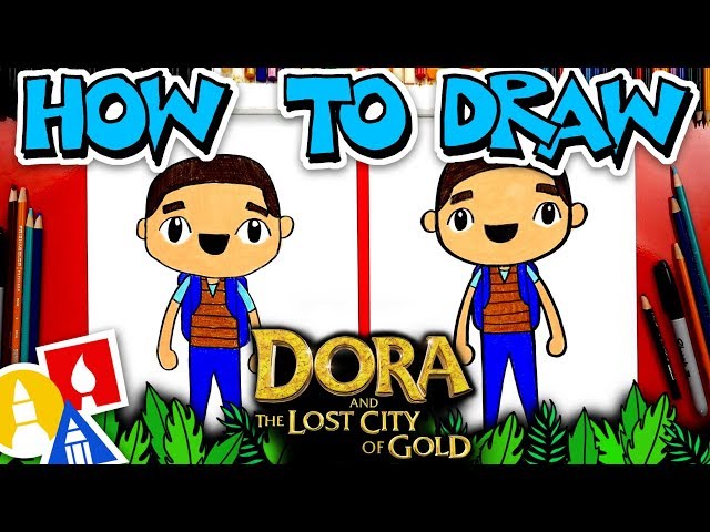 How To Draw Diego From Dora And The Lost City Of Gold Videos For Kids