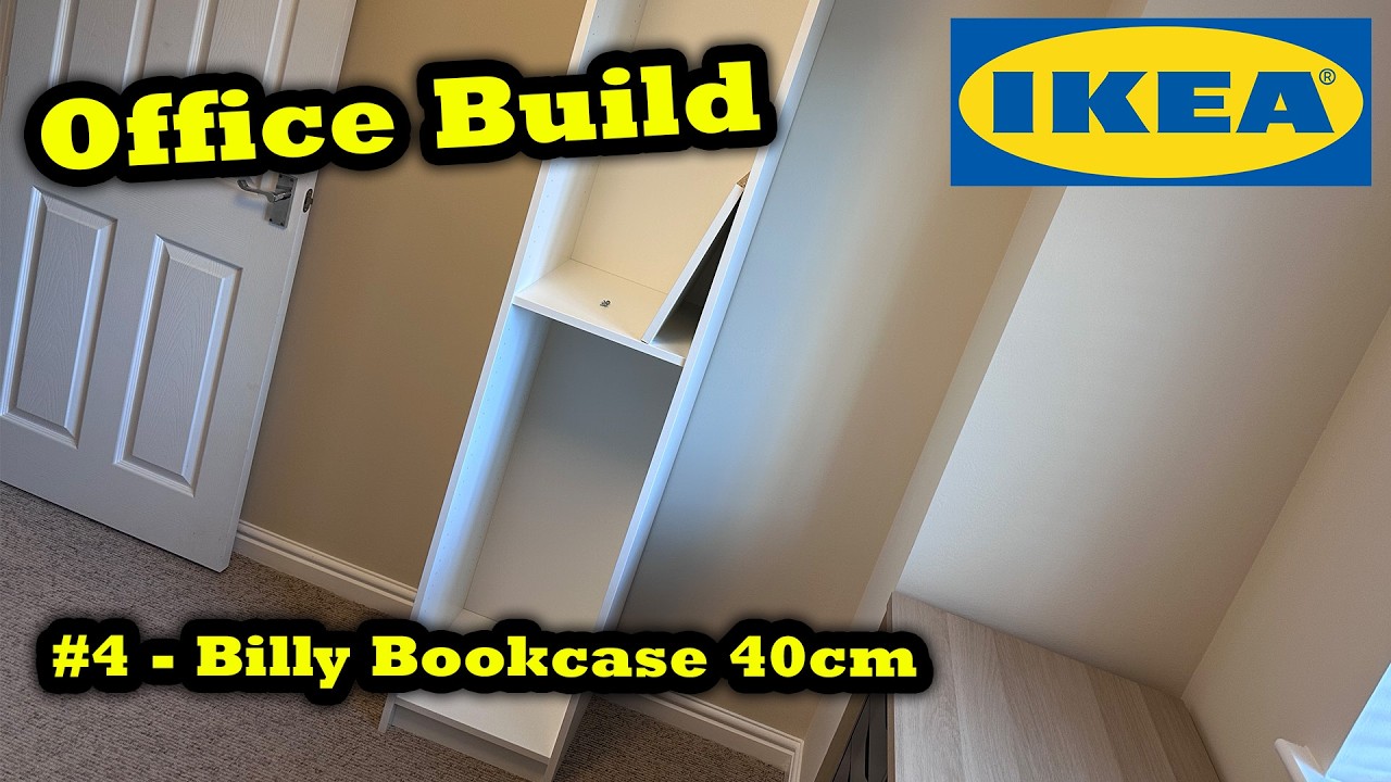 IKEA Billy Bookcase Assembly Building Tutorial 40x39x202 cm - Part