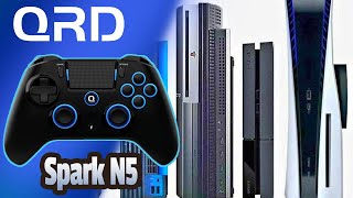 QRD Spark N5 - An Xbox Shaped Playstation Pro Controller