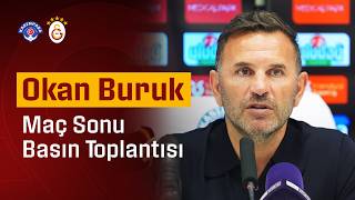 🔴 Teknik direktörümüz Okan Buruk’un, maç sonu basın toplantısı #KASvGS