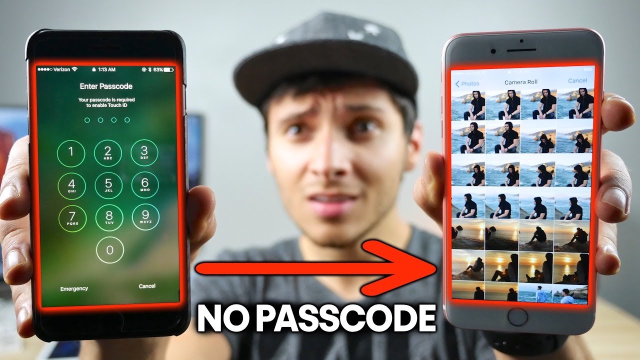 how do you unlock an iphone screen