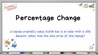 Percentage Change For People Who HATE Maths