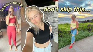 WHY IS THIS PART OF FITNESS SO OVERLOOKED??! my FAVORITE fitness tips, weekly workouts (study vlog!)