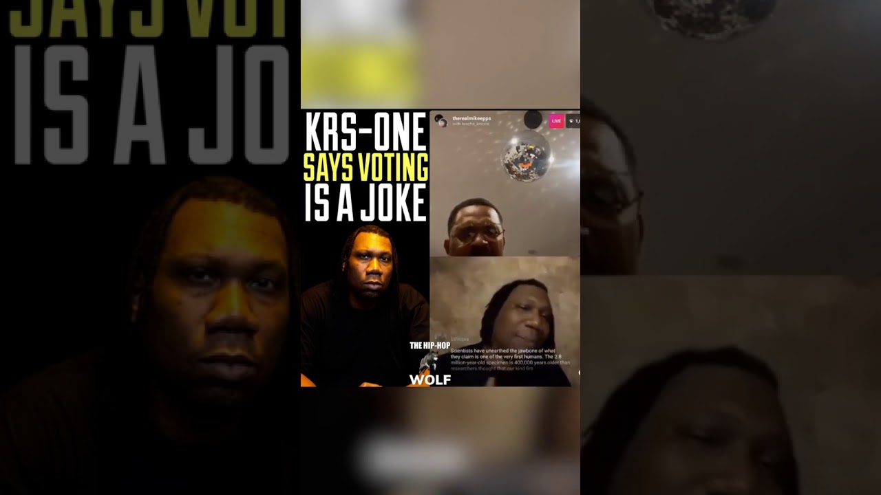 Mira KRS-One says Voting is a JOKE en YouTube Mira KRS-One says Voting is a JOKE en YouTube
