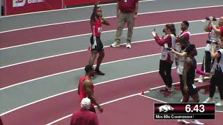 Jordan Anthony - 60M Win - New Pr, Wl & Mr 6.43 - Tyson Invitational 2026