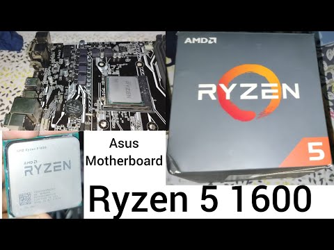 Ryzen 5 1600 And Asus Prime B350M-K Motherboard