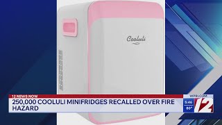 Friday Recalls Cooluli Minifridges Brookstone Tabletop Fire Pits