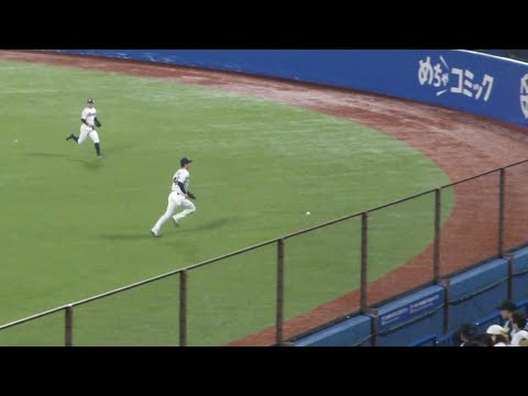 広島 大盛穂 ツーベースヒット　ヤクルト vs 広島　2025年9月27日(土)　神宮球場