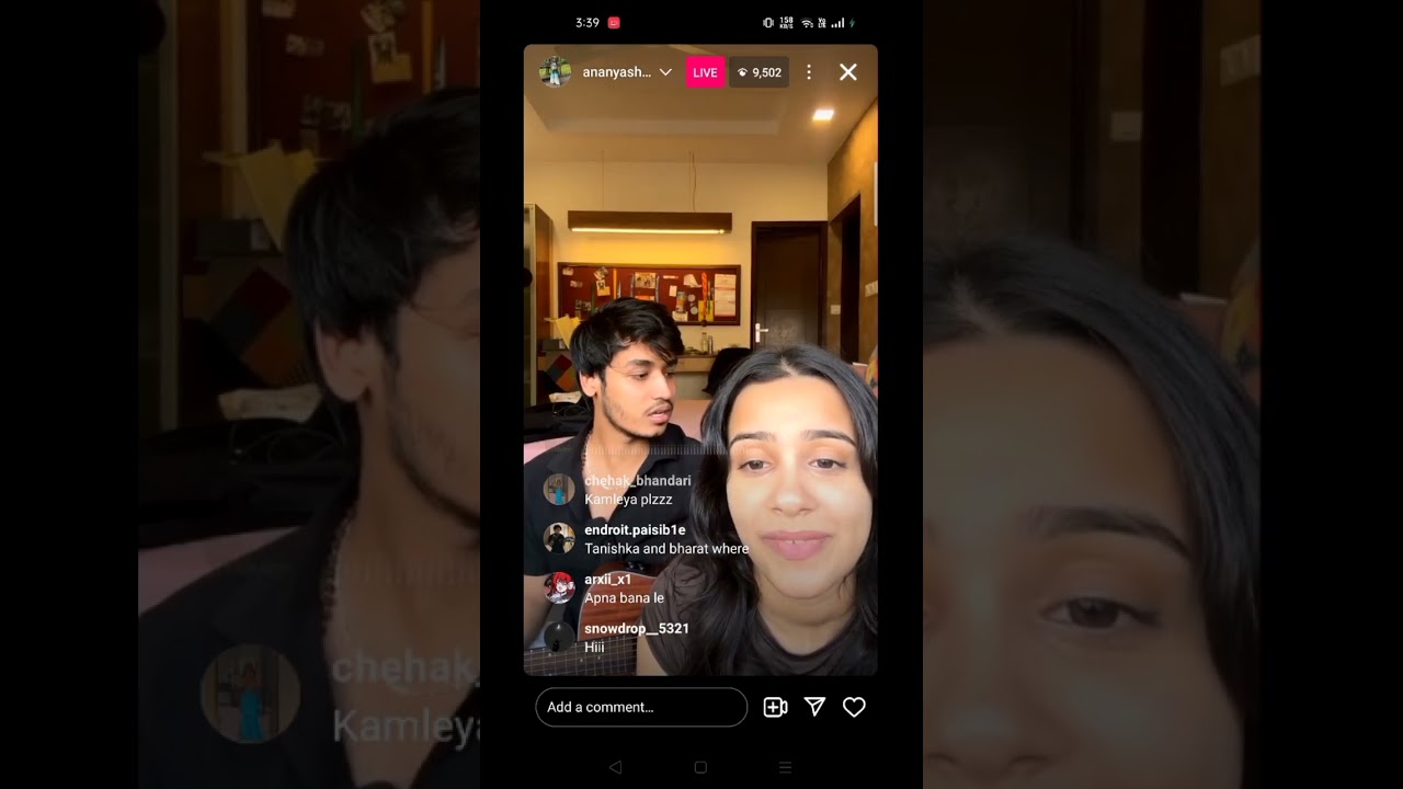 Anuj and ananya instalive 29-9-24💌💗💎