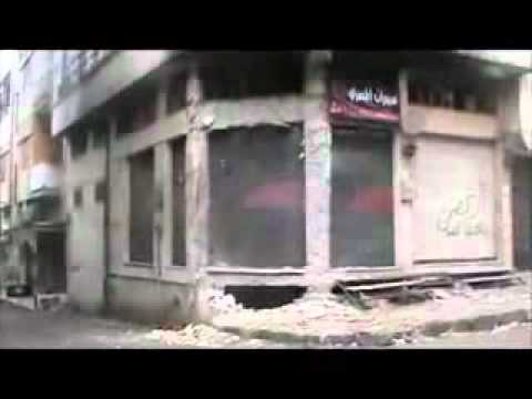 شام حمص باب السباع حوار بين المصور والقناص 9 12