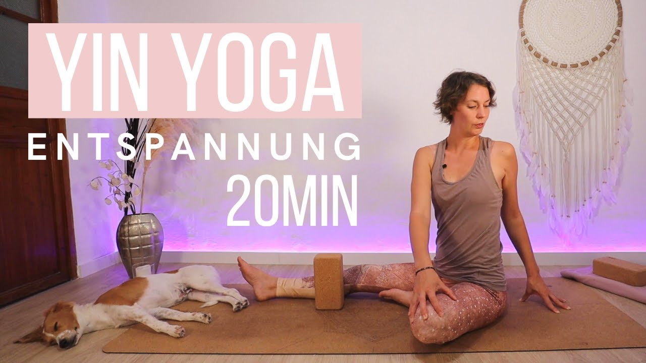Yin Yoga zum Entspannung | Dehnung für Hüfte und Rücken | 20 min - YouTube