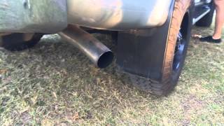 D-max 3 exhaust no mufflers