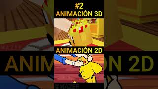 Diamantito 2 Animacion Vs Original #2 🔥#Short | Mazer Animation