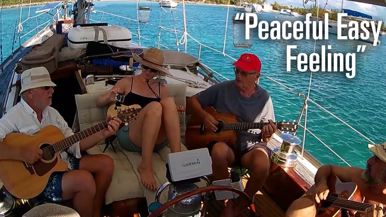 Peaceful Easy Feeling Guitar Jam on a sailboat (Temptress Sessions)