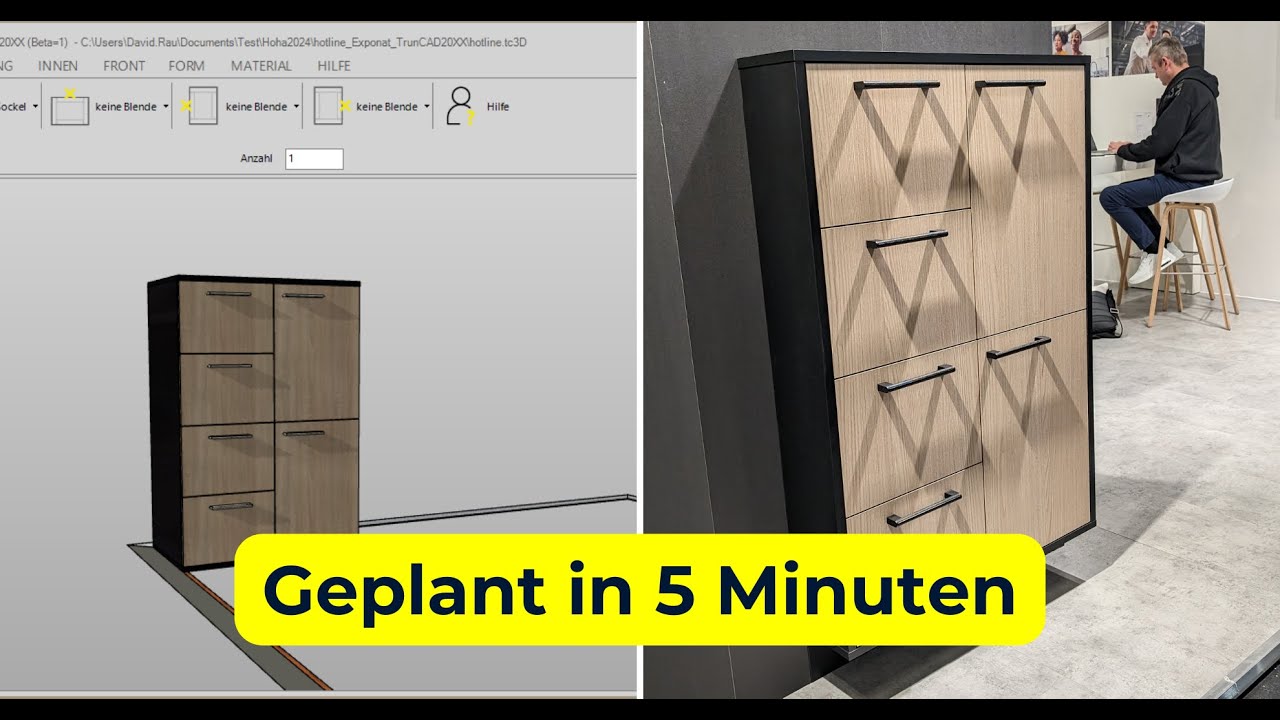 Hettich Projekt schnell geplant mit wenigen Klicks