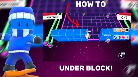 How To *UNDER BLOCK* In Block Dash! #stumbleguys