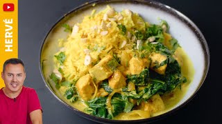 Curry de saumon aux épinards et riz au curcuma | Lidl Cuisine