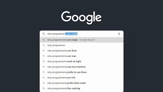 why programmers are single?😂