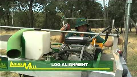 Lucas Mill Instructional DVD. Log Alignment