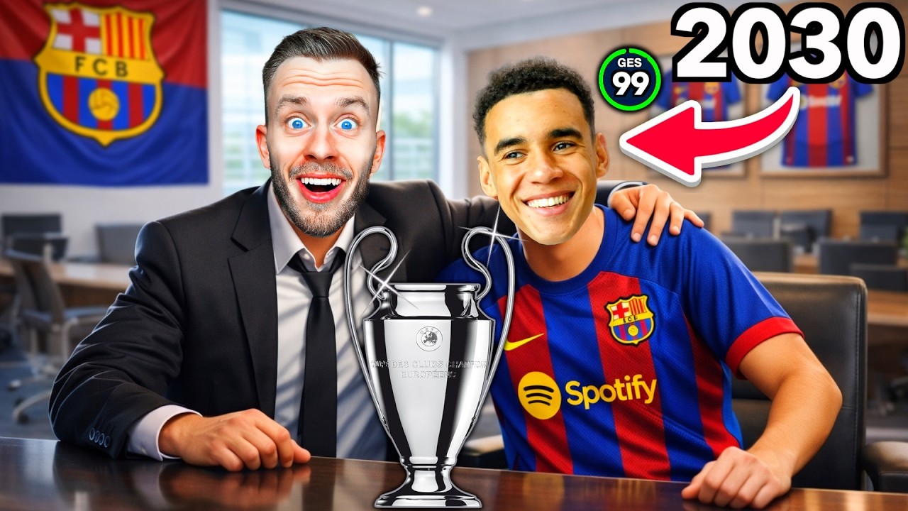 Ich habe den FC BARCELONA bis 2030 NEU AUFGEBAUT & UNBESIEGBAR gemacht! 👀🏆