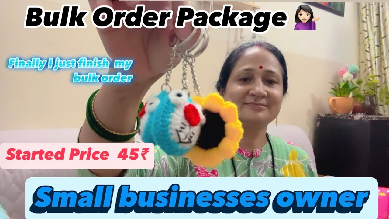 Crochet rose flowers/keychains/hair accessories haul started price 45₹/handmade by me/small business