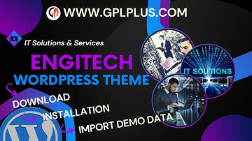 Engitech - IT Solutions & Services WordPress Theme , Download , installation & Import Demo Data
