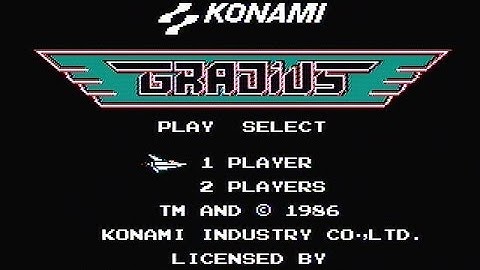 Gradius NES All stages 1CC